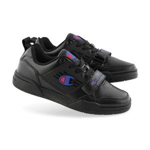 Champion Kids' 3 ON 3 LOW black lace up sneak
